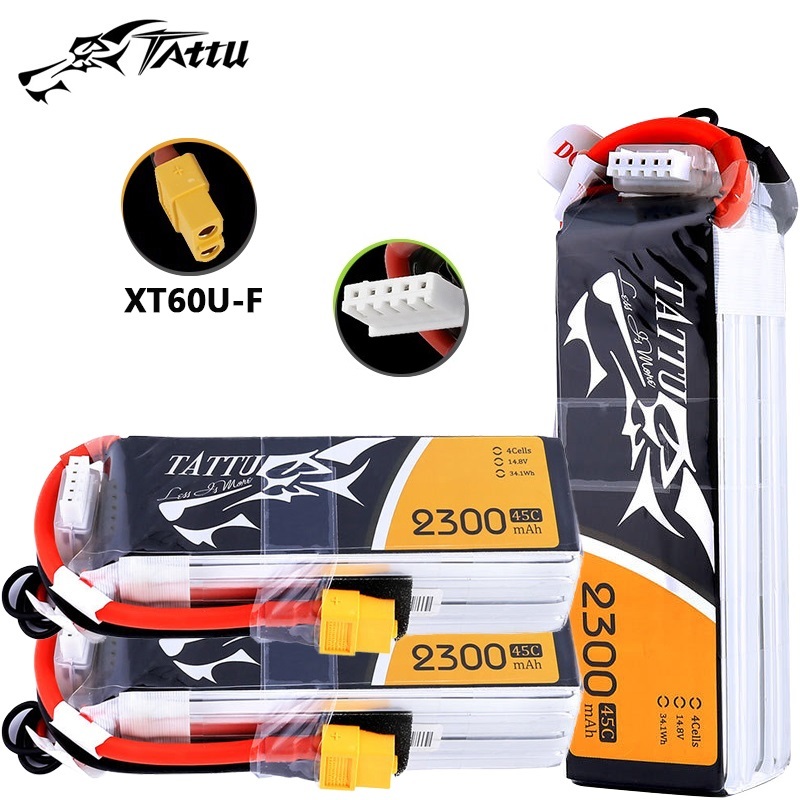 Drone Zll Rc - Upgrade Baterai Lipo TATTU 2300mAh 4S