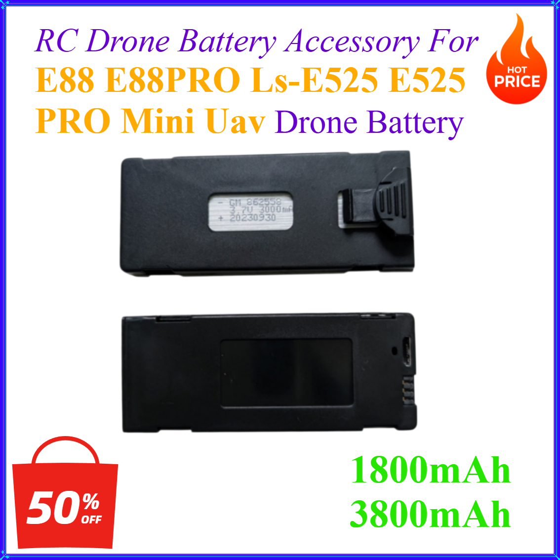 Drone Zll Rc - Aksesori Baterai Drone RC 3.7V 1800mAh