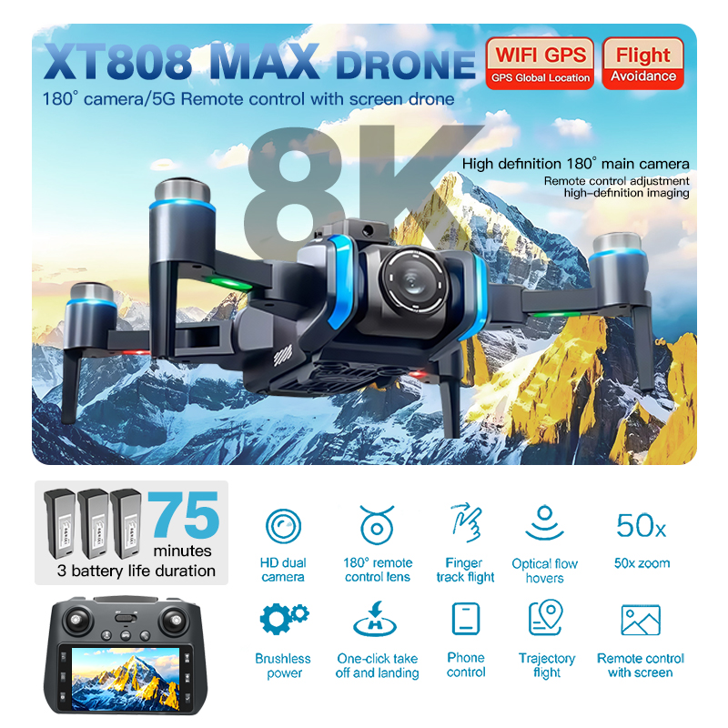 Drone App Rc Fpv - Untuk Drone GPS XT808 Asli dengan