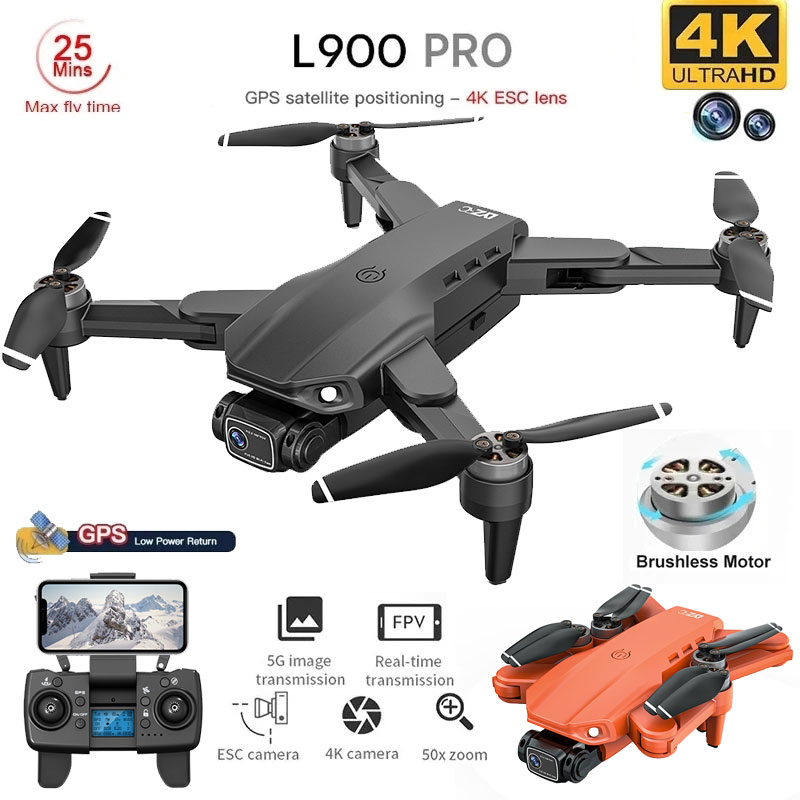 Drone App Rc Fpv - L900 Pro Drone mainan kamera ganda