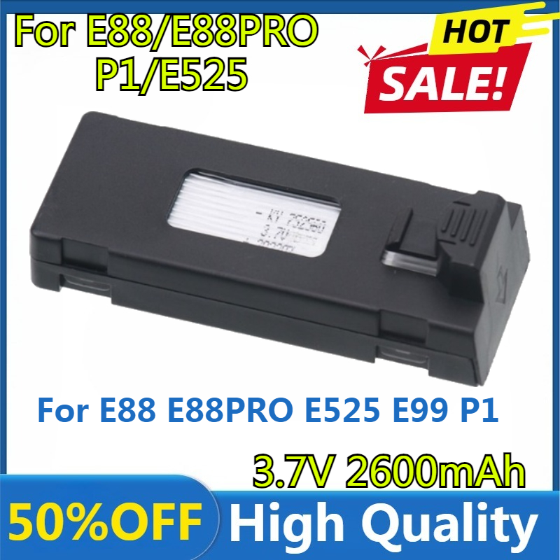 Drone Rc E88 Pro - Baterai E88 3.7V 2600mAh Lipo Untuk