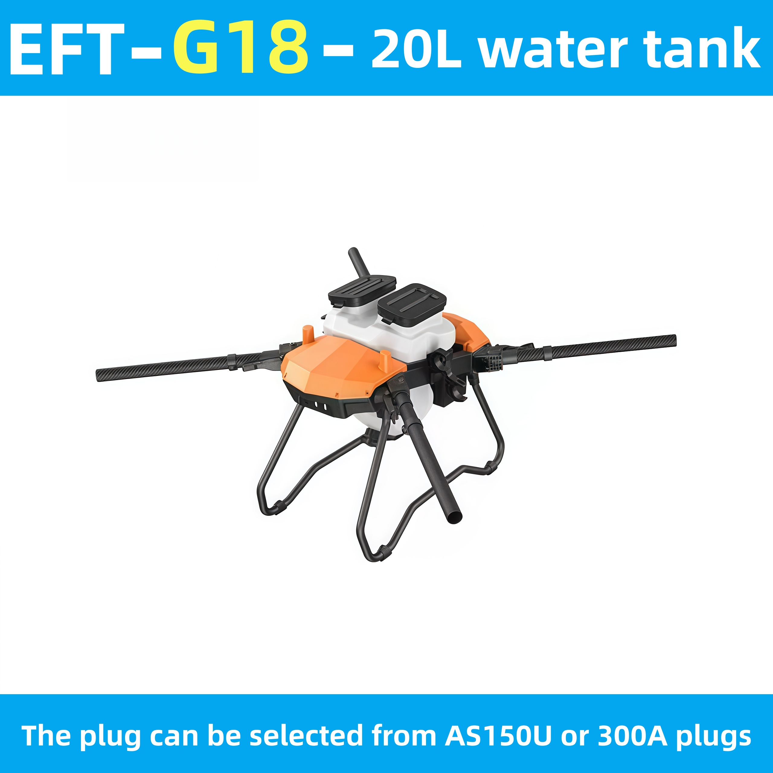 Heavy Lift Drone Frame - Drone Penyemprot Pestisida Pertanian EFT Winged