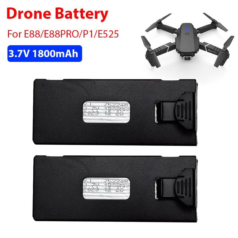 Drone Rc E88 Pro - Baterai E88 3.7V 1800MAh Baterai Drone
