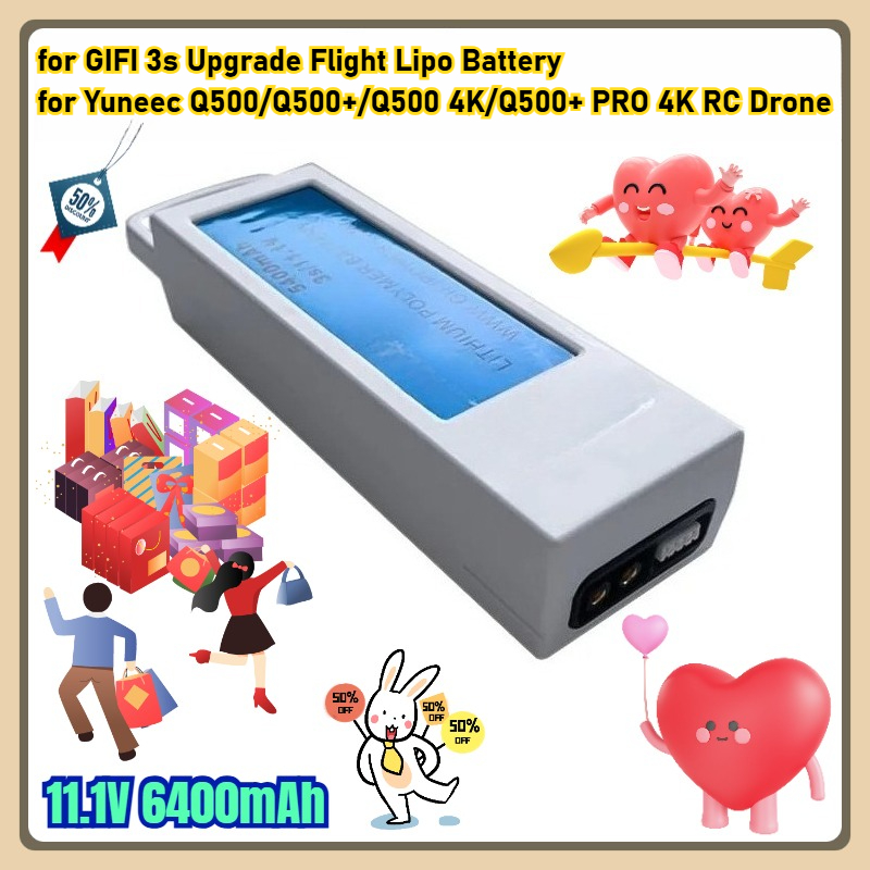 Drone Zll Rc - 11.1V 6400MAh untuk GIFI 3S Peningkatan