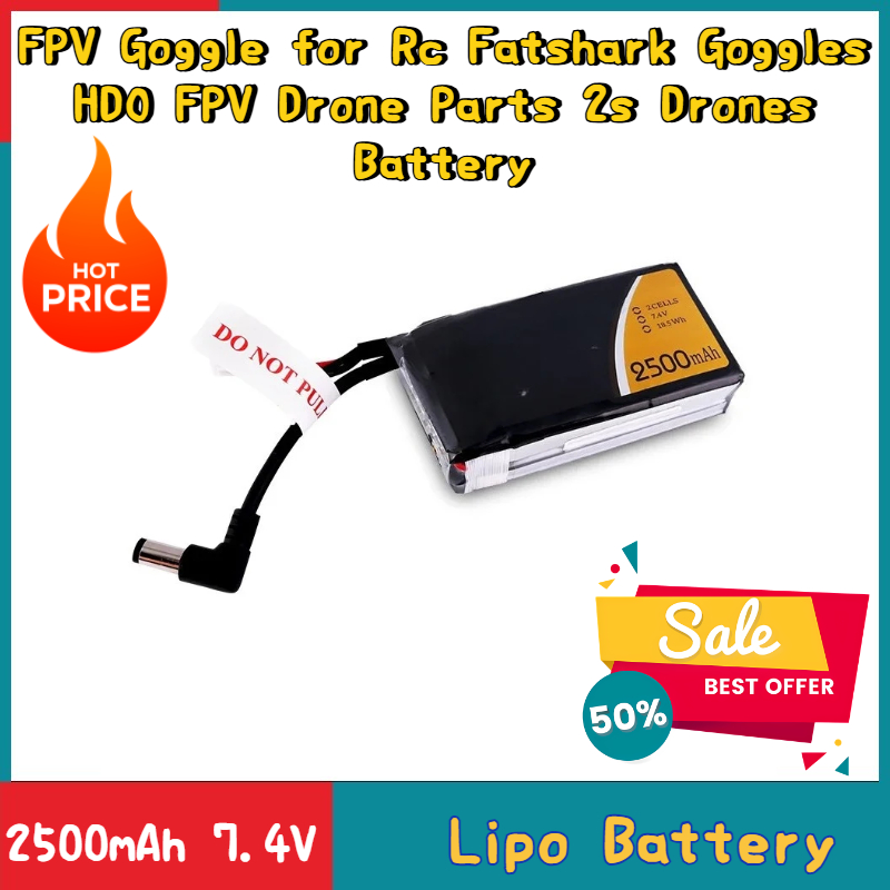Drone Zll Rc - Baterai Lipo 2500mAh 7.4V Upgrade 1C