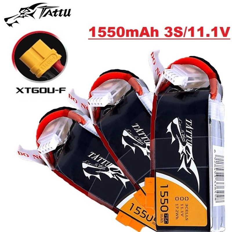 Drone Zll Rc - TATTU 3S baterai LiPo 75C 3S