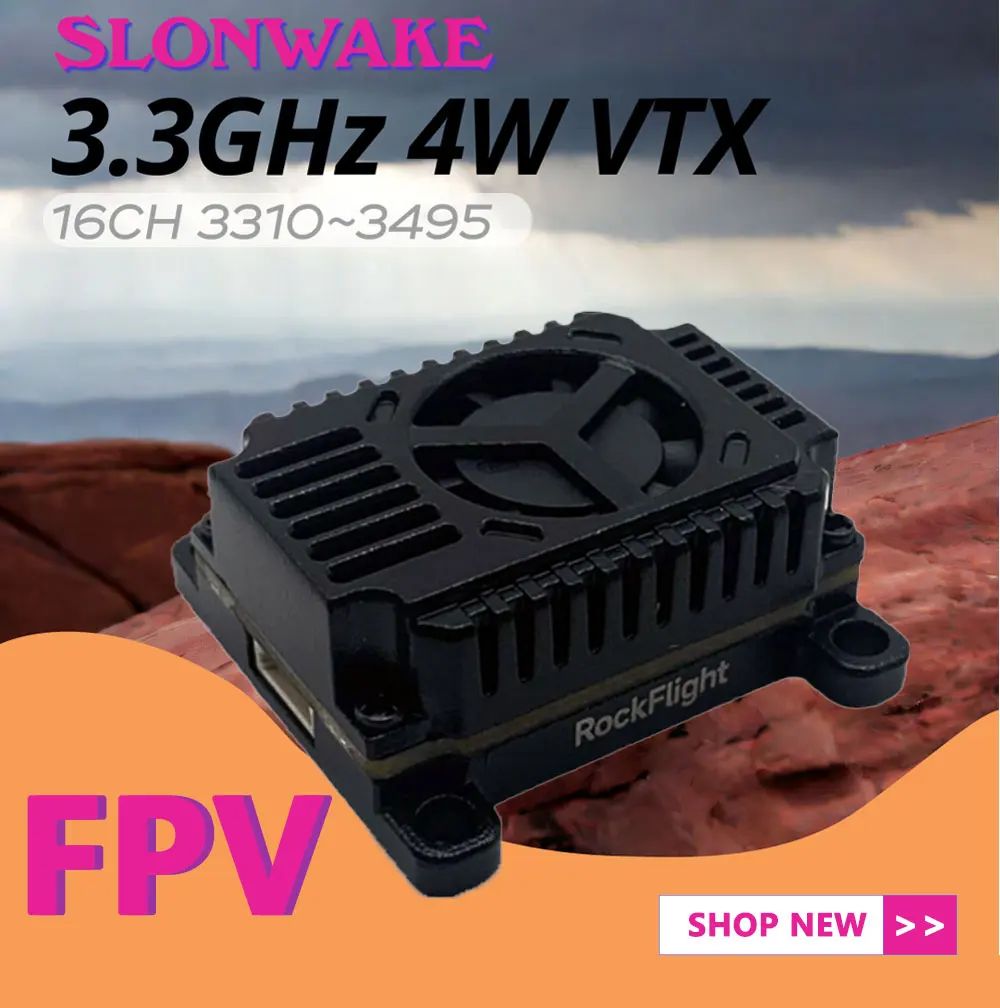 SLONWAKE FPV 3.3G 16CH 4000mW  - - Remote Control (Rc) Drone ulasan dan harga