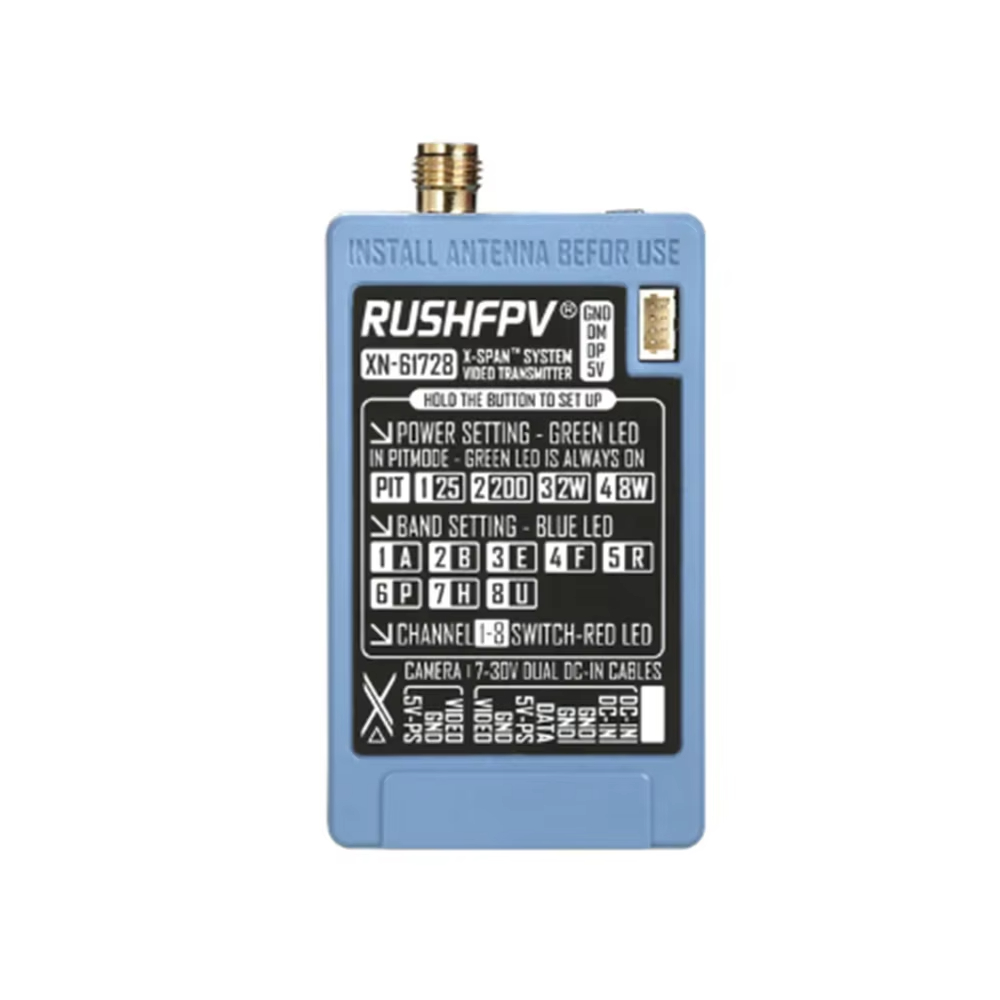RUSHFPV 6.1‑7.2G 8W X61728 VTX - - Remote Control (Rc) Drone ulasan dan harga