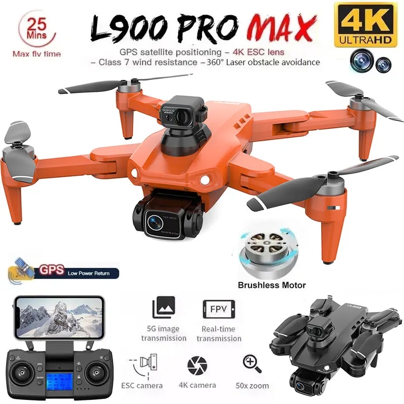L900 Pro MAX Drone GPS, mainan - Drone App Rc Fpv ulasan dan harga