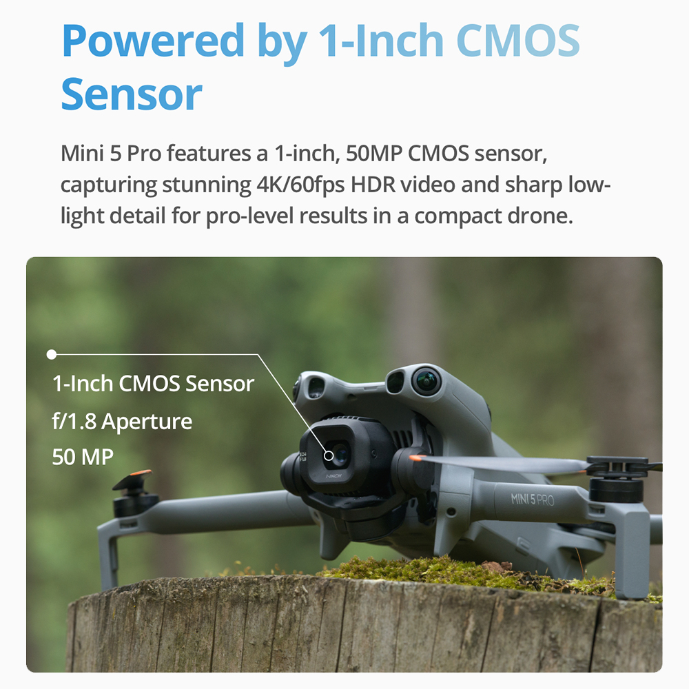 DJI Mini 5 Pro Fly Combo Drone - Fpv Camera Cmos ulasan dan harga