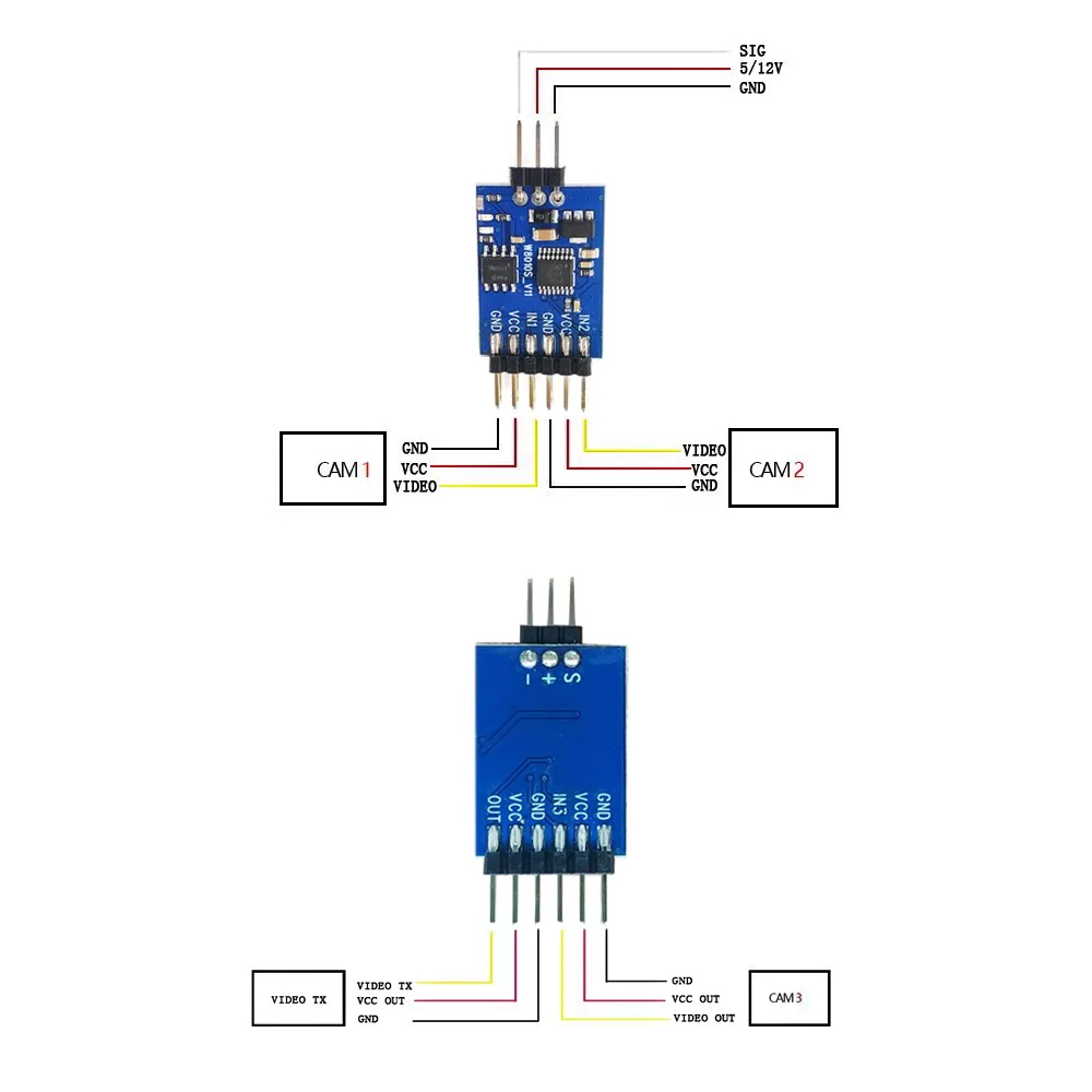 Modul Pengalih Video 3 Saluran - - Remote Control (Rc) Drone ulasan dan harga
