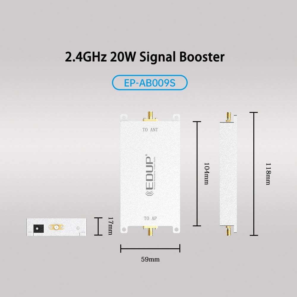 EDUP EP-AB009 2.4GHz 20W Pengu - Drone Rc Signal ulasan dan harga