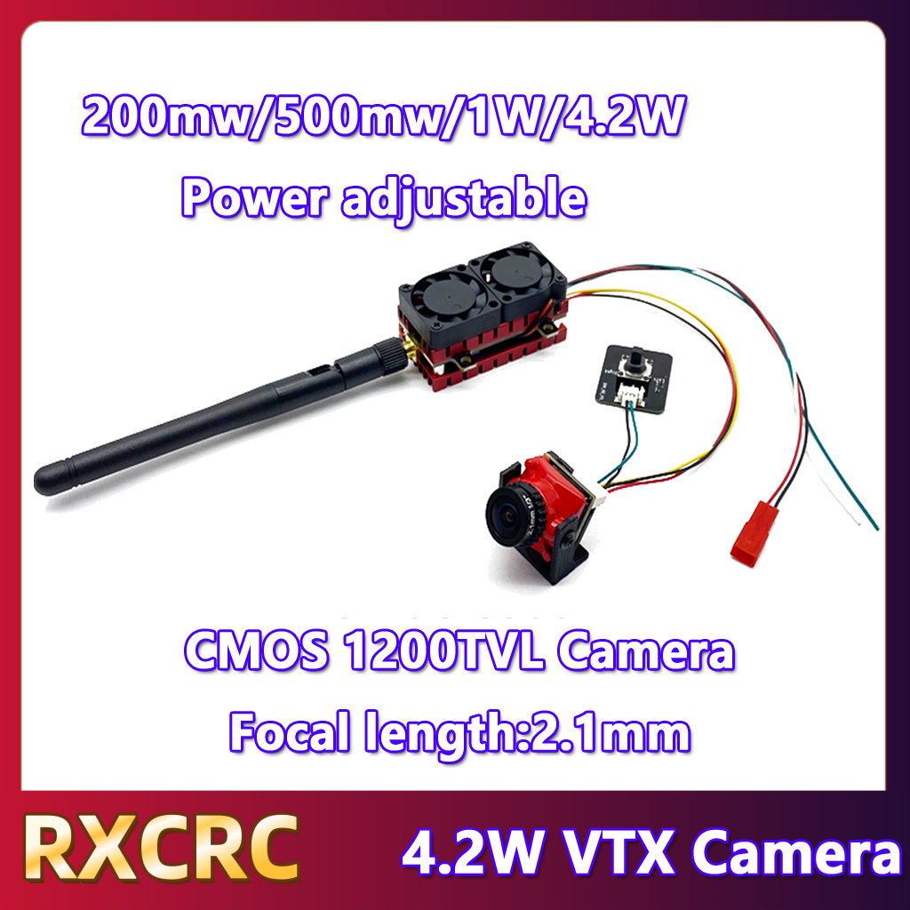 RXCRC 5.8G 48CH 4.2W Pemancar  - Fpv Camera Cmos ulasan dan harga