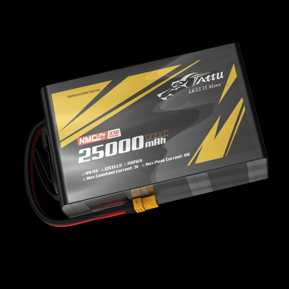 TATTU 25000mah 10C 44.4V 12S 3 - Heavy Lift Drone Frame ulasan dan harga