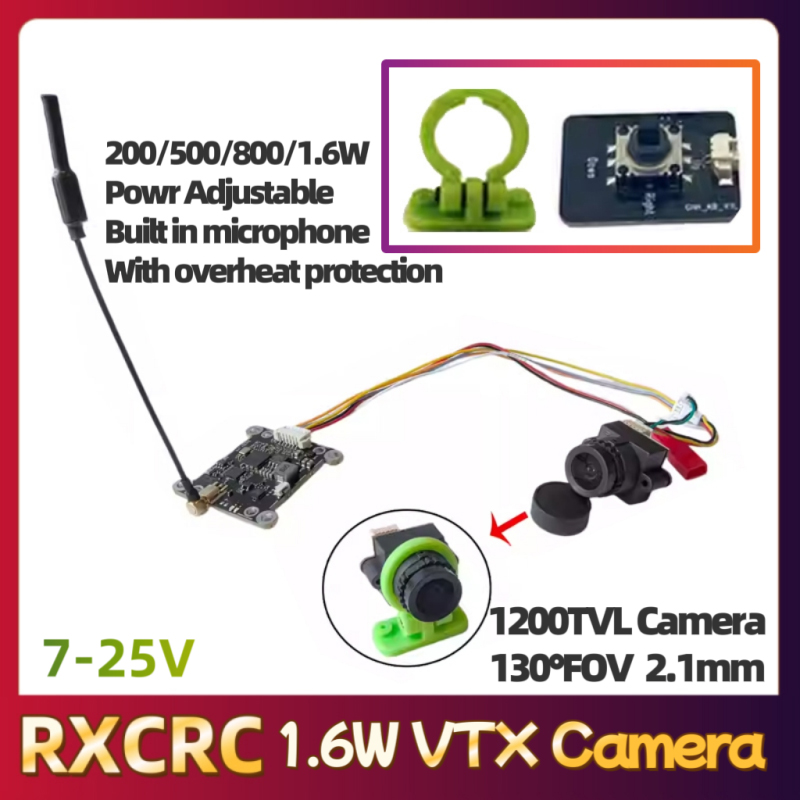Modul RXCRC 5.8G 48CH 1.6W VTX - - Remote Control (Rc) Drone ulasan dan harga