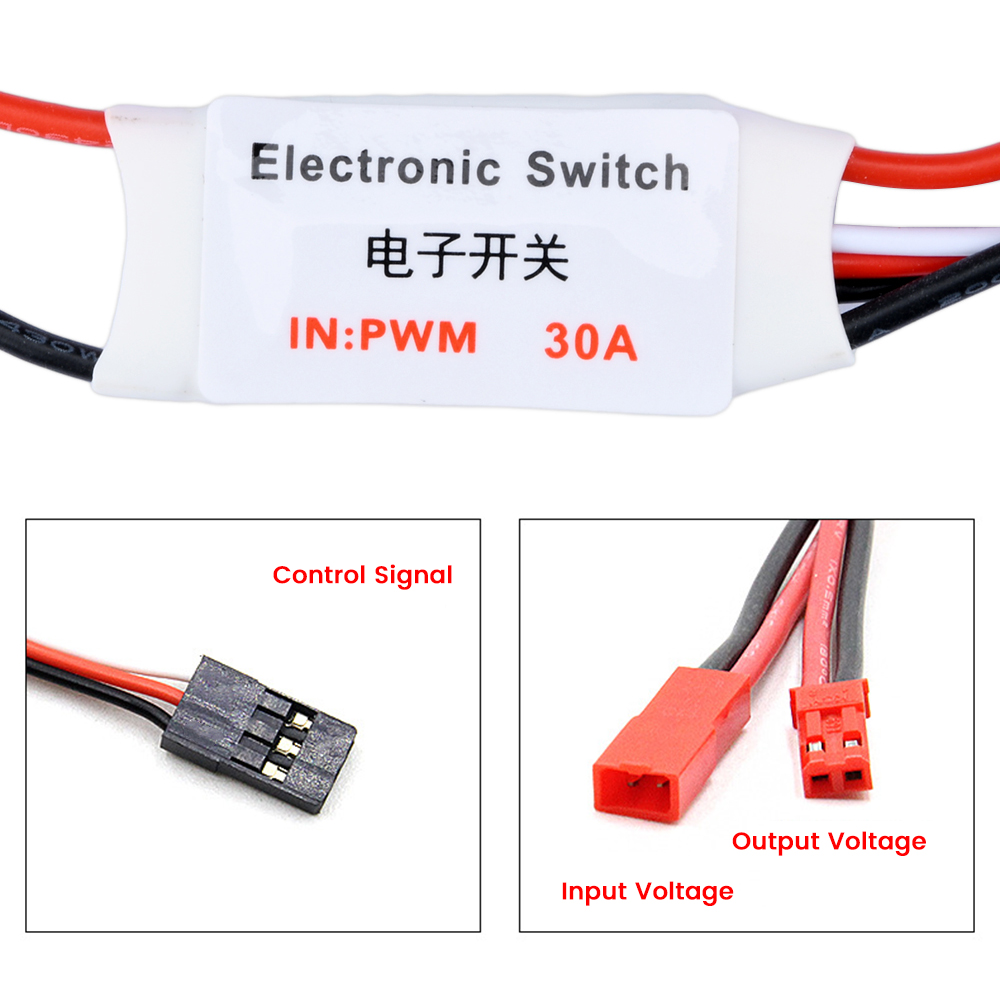 3.7-27V 30A Saklar Elektronik  - Drone Rc Signal ulasan dan harga