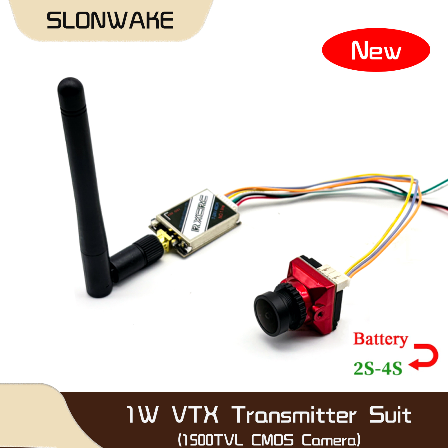 SLONWAKE 5.8G 48CH 1W VTX 100/ - Fpv Camera Cmos ulasan dan harga