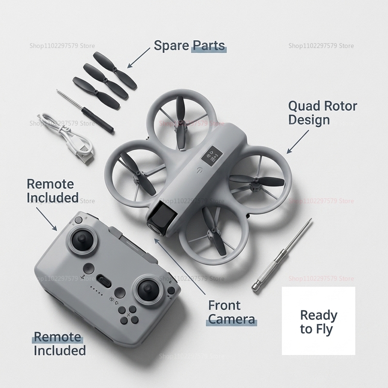 Drone Mini dengan Kamera HD 8K - Drone Rc Harness ulasan dan harga