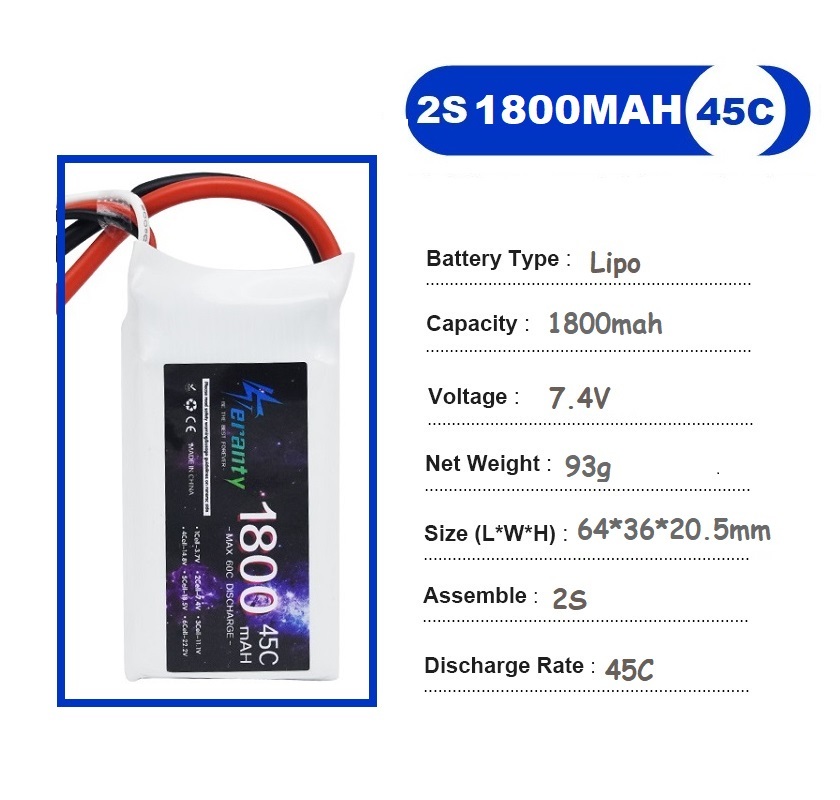2 buah 7.4V Lipo 2S baterai 15 - Drone Rc Race ulasan dan harga