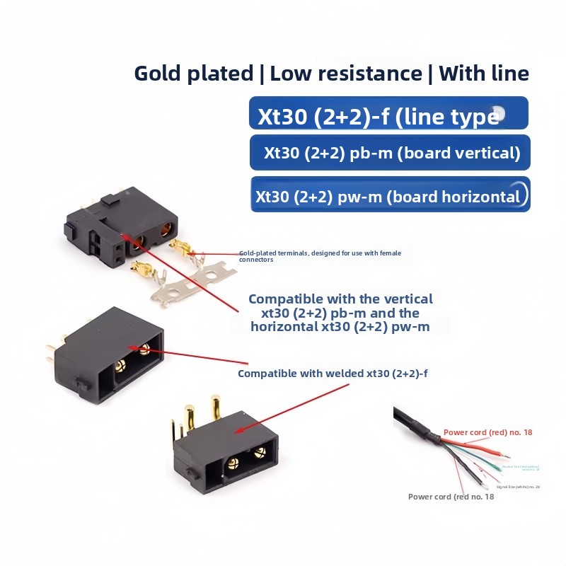 XT30(2+2) XT30PB/PW(2+2) Steke - Drone Rc Signal ulasan dan harga