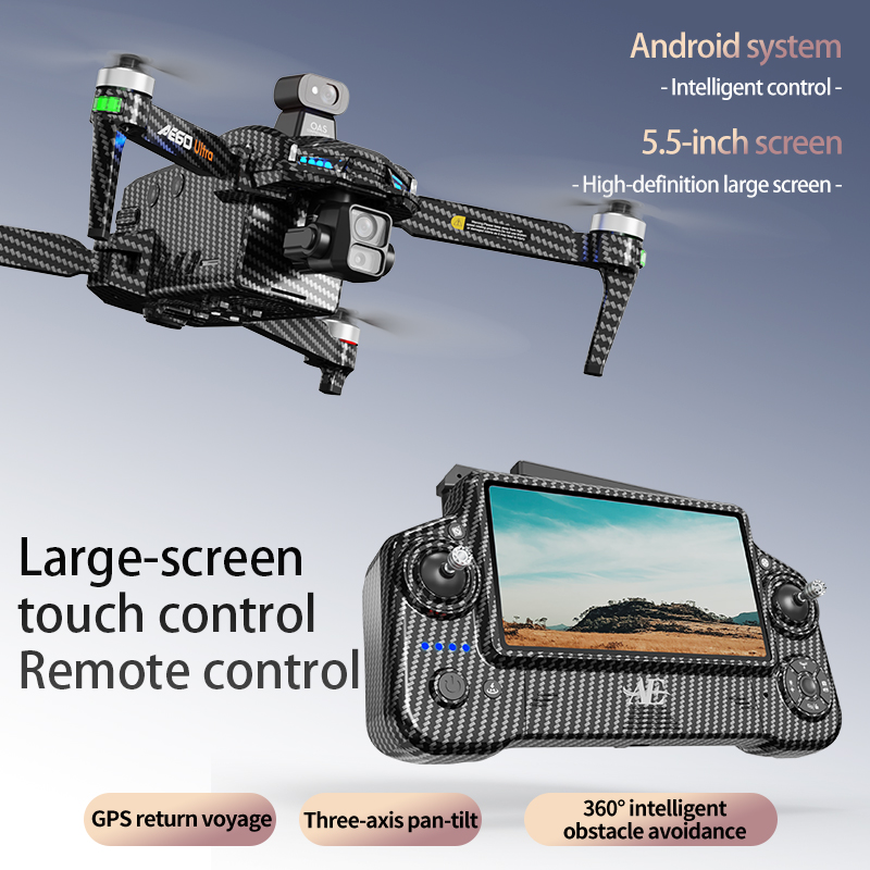 Drone Profesional AE60 GPS Kam - Drone App Rc Fpv ulasan dan harga