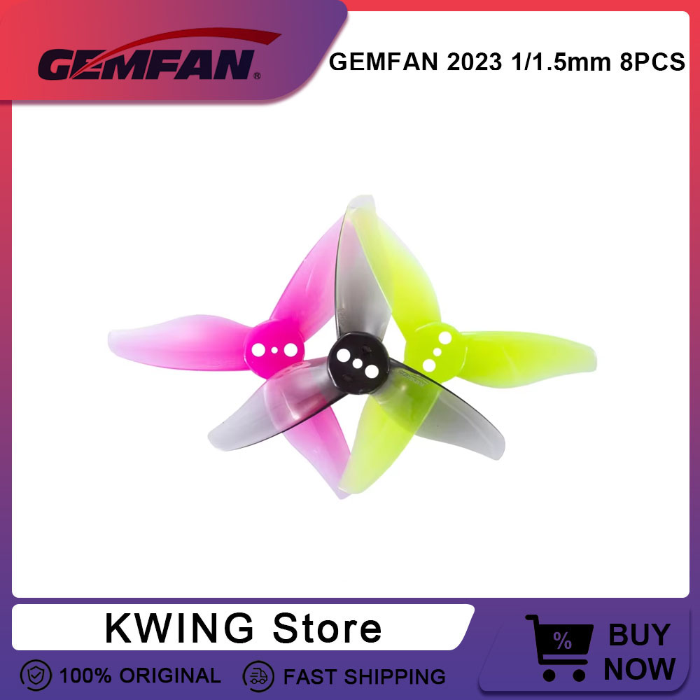 8PCS Gemfan Hurricane 2023 2X2 - Drone Rc Race ulasan dan harga