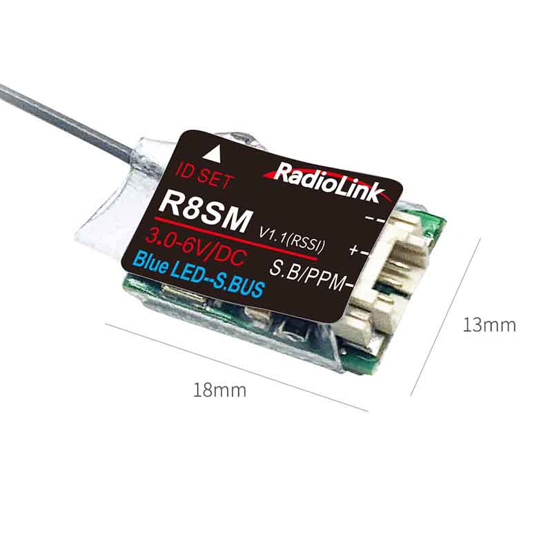 Radiolink R8SM 8CH 2.4G Peneri - Drone Rc Signal ulasan dan harga