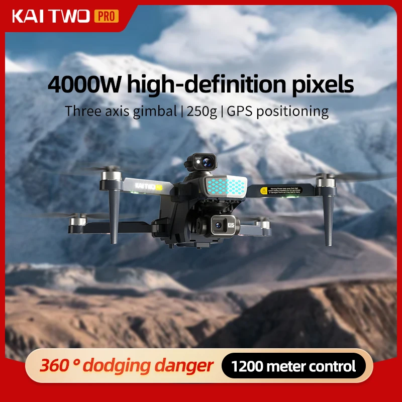 KAI Drone dua Pro kamera HD 4K - Drone Two Rc Way ulasan dan harga