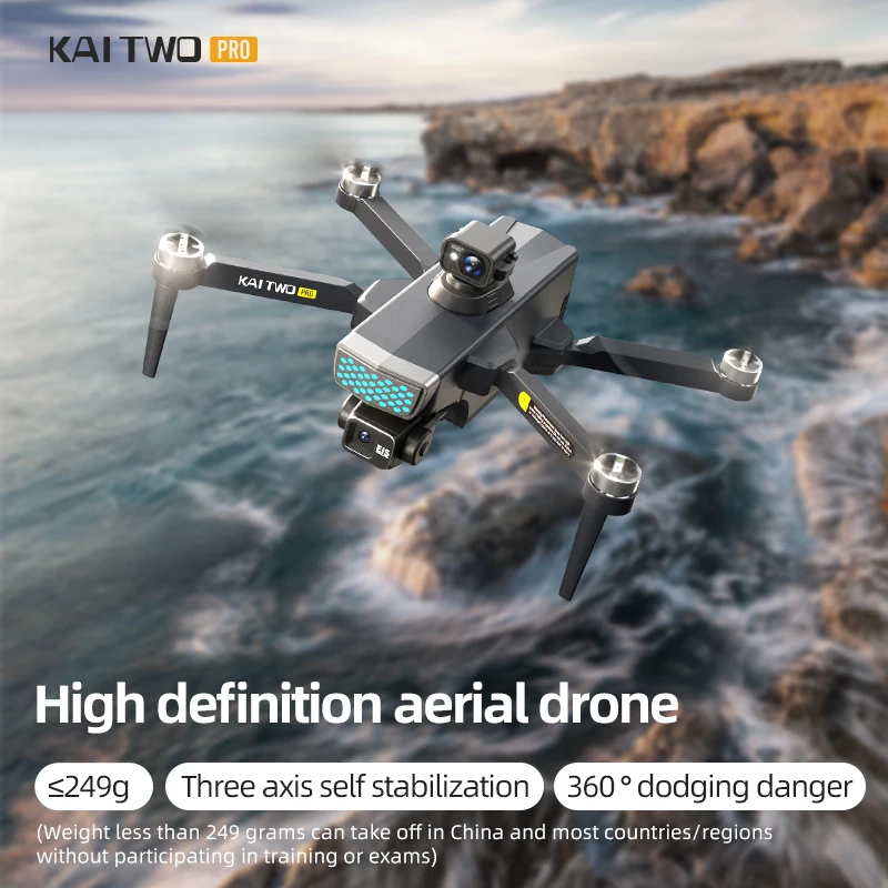 KAI Drone dua Pro kamera HD 4K - Drone Two Rc Way ulasan dan harga