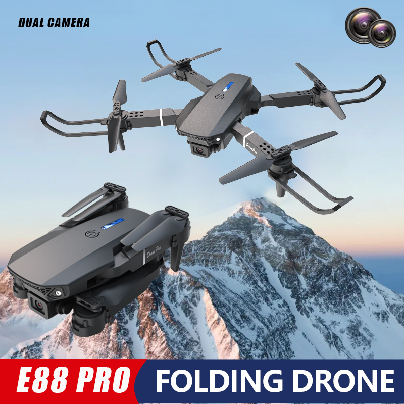 ZNLYRION E88 Pro WIFI FPV Dron - Drone Rc E88 Pro ulasan dan harga