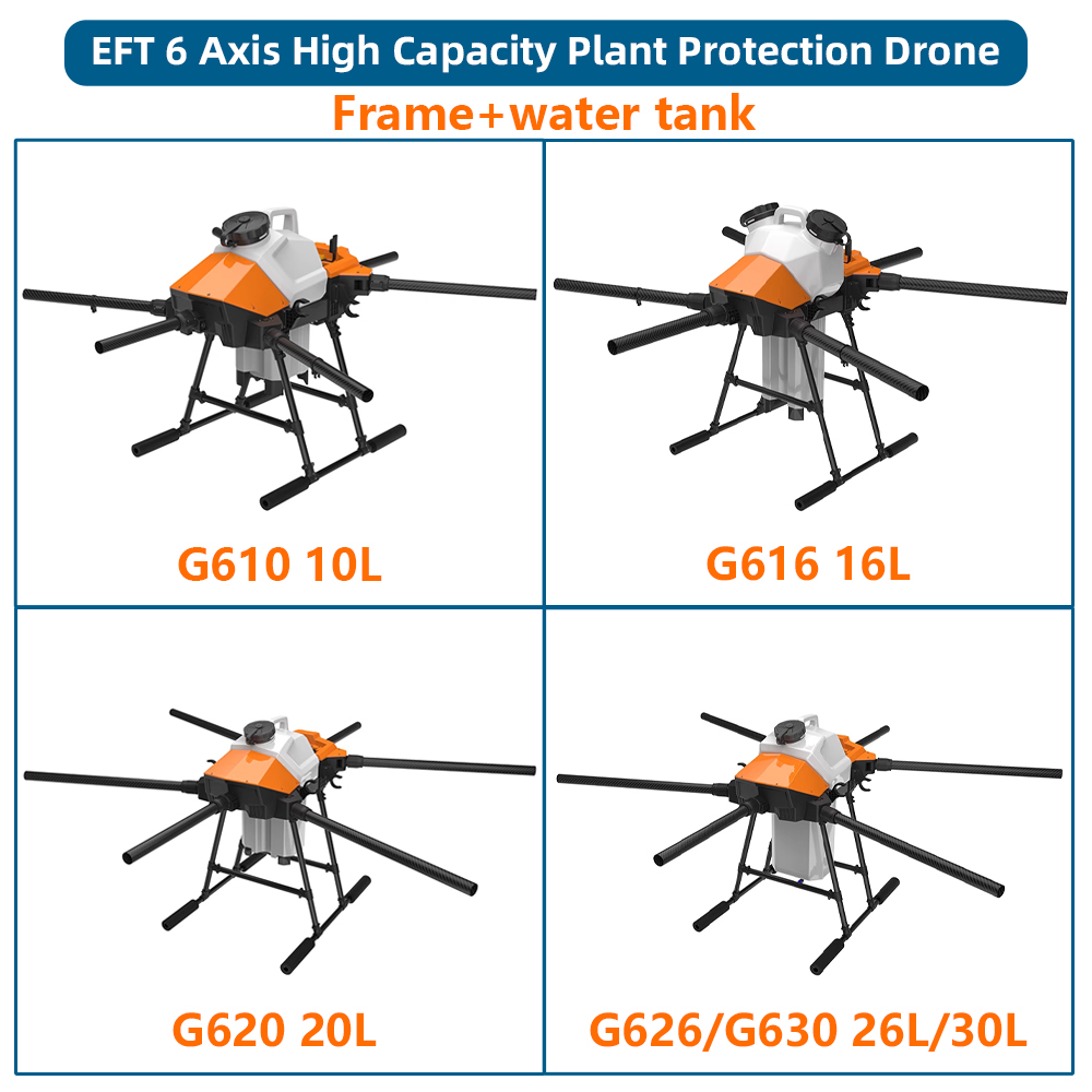 EFT G610 G616 G620 G626 G630 3 - Heavy Lift Drone Frame ulasan dan harga