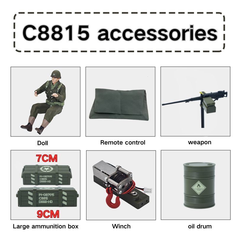 JJRC C8815 Mobil RC 1941 JEEP  - Drone Or Rc Car ulasan dan harga