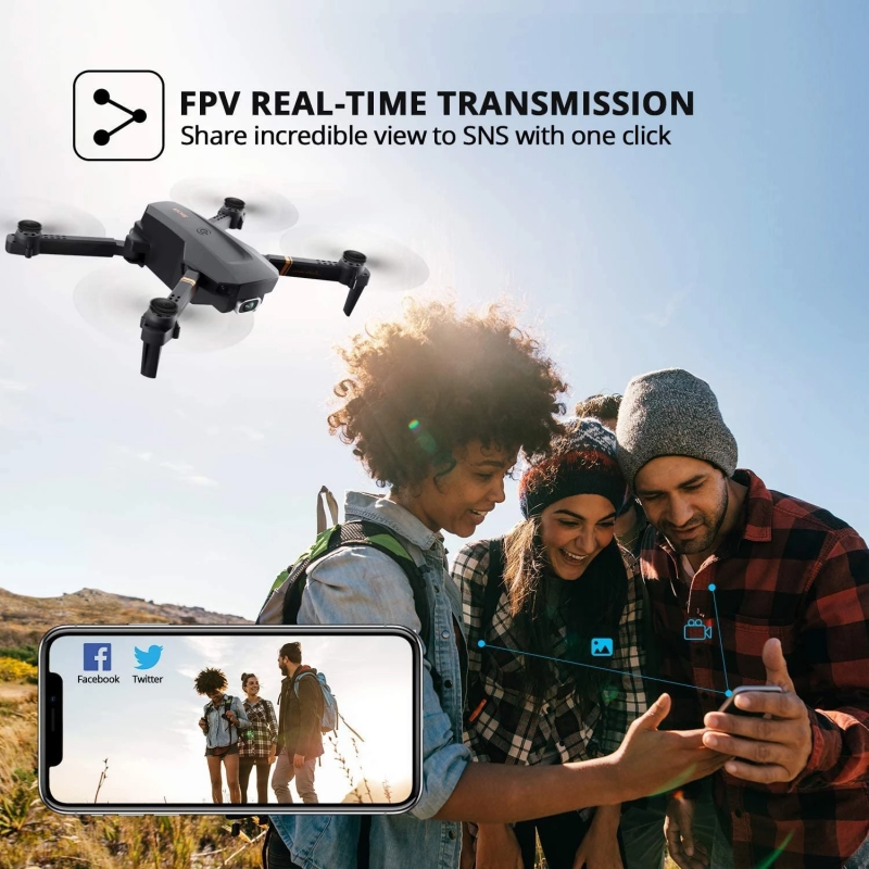 V4 Drone FPV Mini Mudah Terban - Drone Rc V4 ulasan dan harga