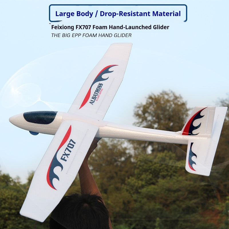 Pesawat Layang Sayap Tetap FX7 - Rc Wing Glider ulasan dan harga