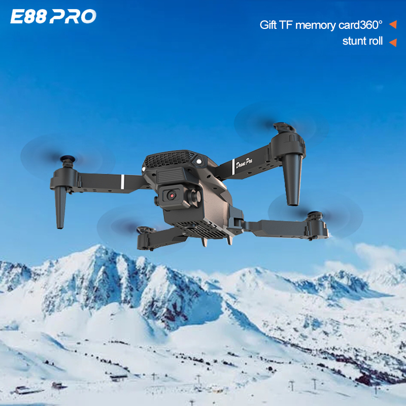 Drone Mini E88 Pro dengan Kame - Drone Rc E88 Pro ulasan dan harga