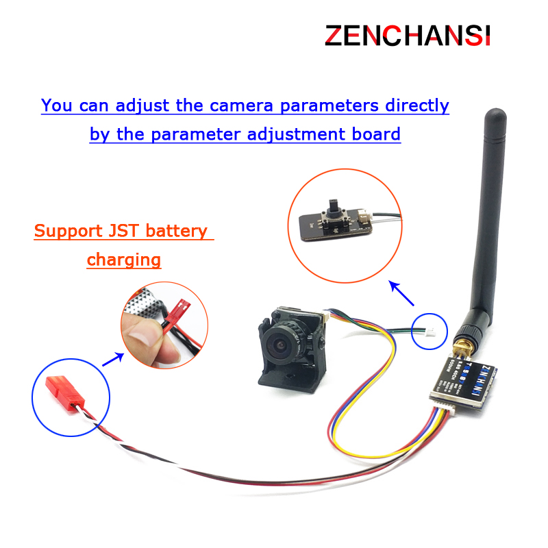Setelan FPV LS-008D 5.8G FPV k - Fpv Camera Cmos ulasan dan harga