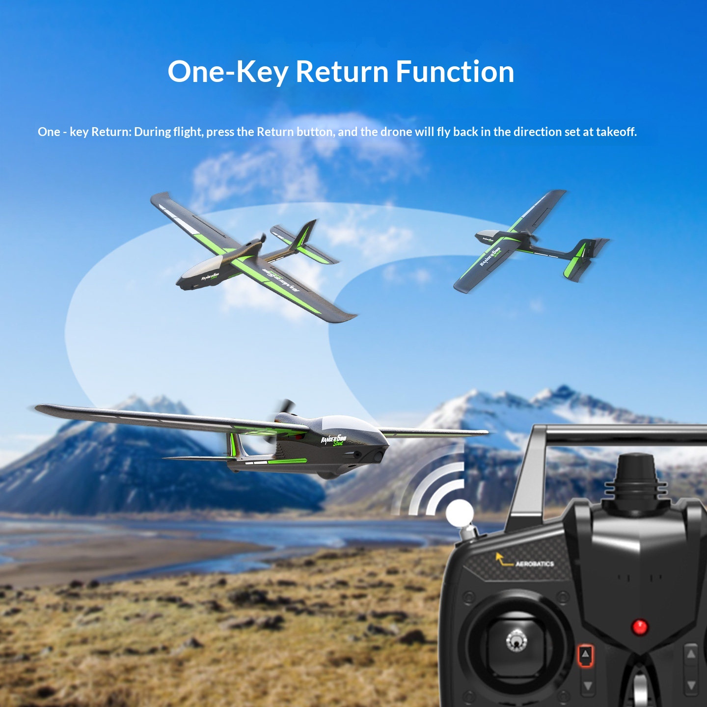 Pesawat RC Oulansi Fixed Wing  - Rc Wing Glider ulasan dan harga