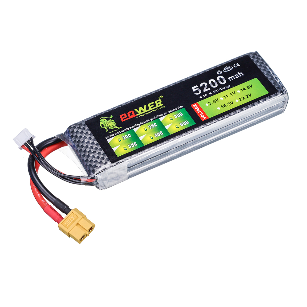 Baterai Lipo 3S 5200mah 11.1V  - Drone Zll Rc ulasan dan harga