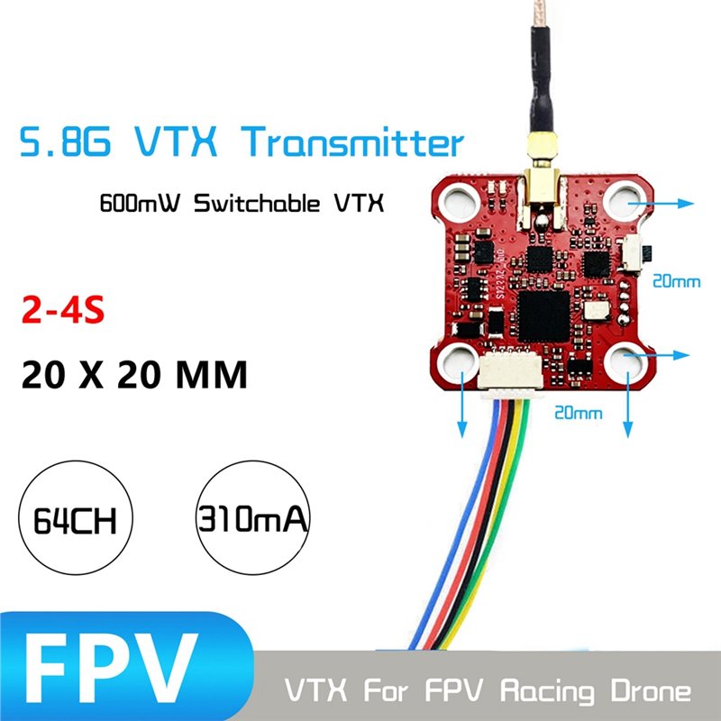 B27B MINI008 VTX 64CH 5.8G Mod - Drone Rc Signal ulasan dan harga